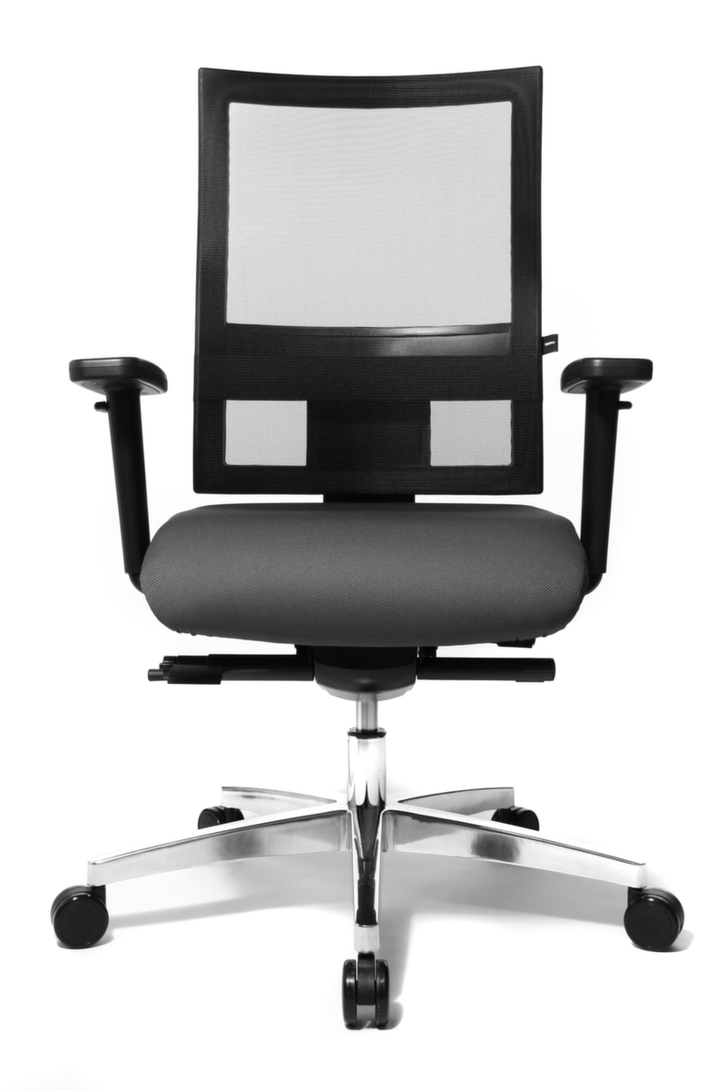 Topstar Siège pivotant Sitness 60 avec articulation Body-Balance-Tec, Dossier maille, anthracite  ZOOM