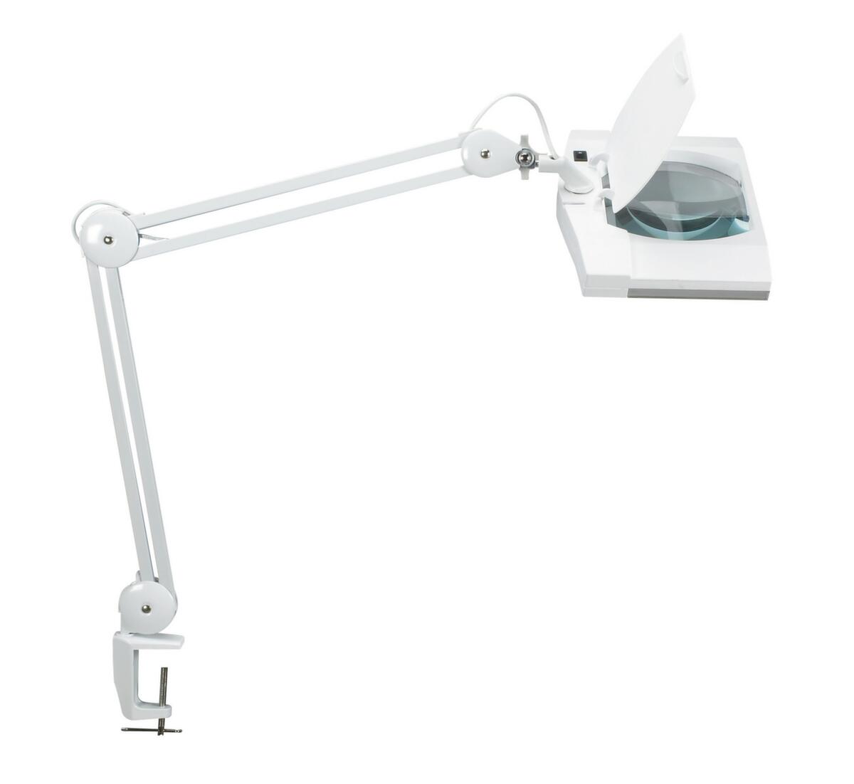 MAUL Lampe loupe MAULvitrum à tête rectangulaire  ZOOM