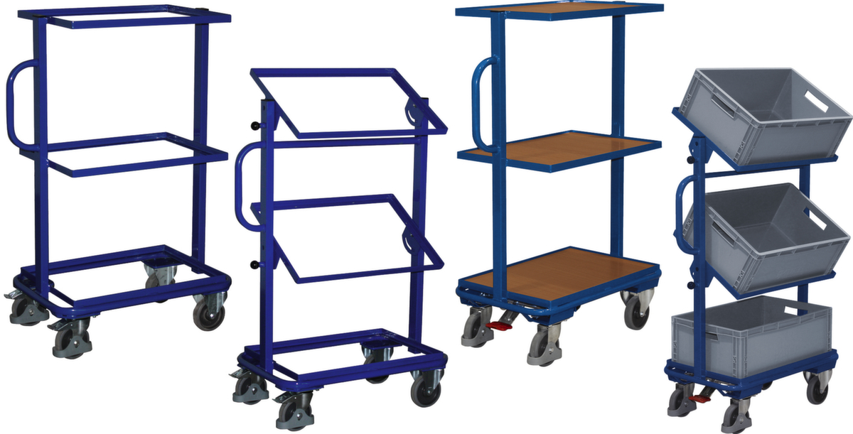 VARIOfit Desserte de rangement pour bac norme Europe