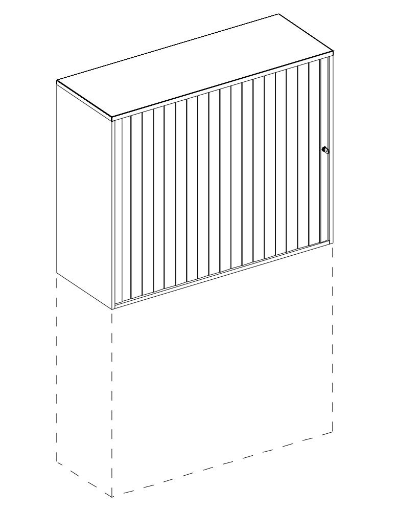 Nowy Styl Rehausse E10 pour armoire à rideaux  ZOOM