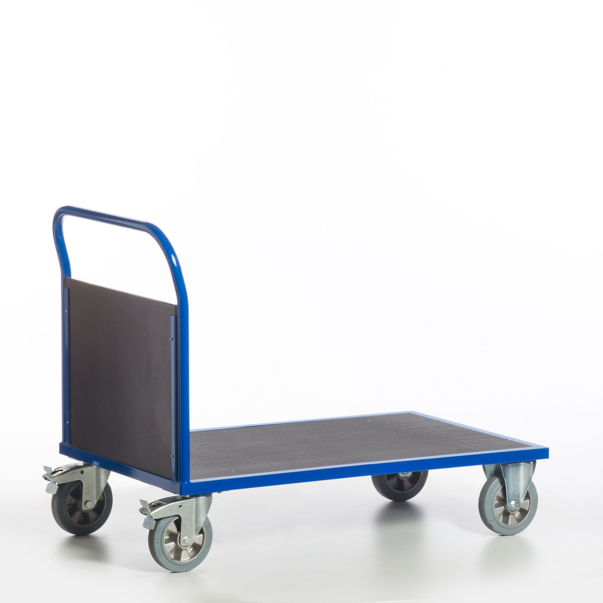 Rollcart Wagon à paroi frontale avec zone de chargement antidérapante, force 1200 kg, plateau longueur x largeur 2000 x 800 mm  ZOOM