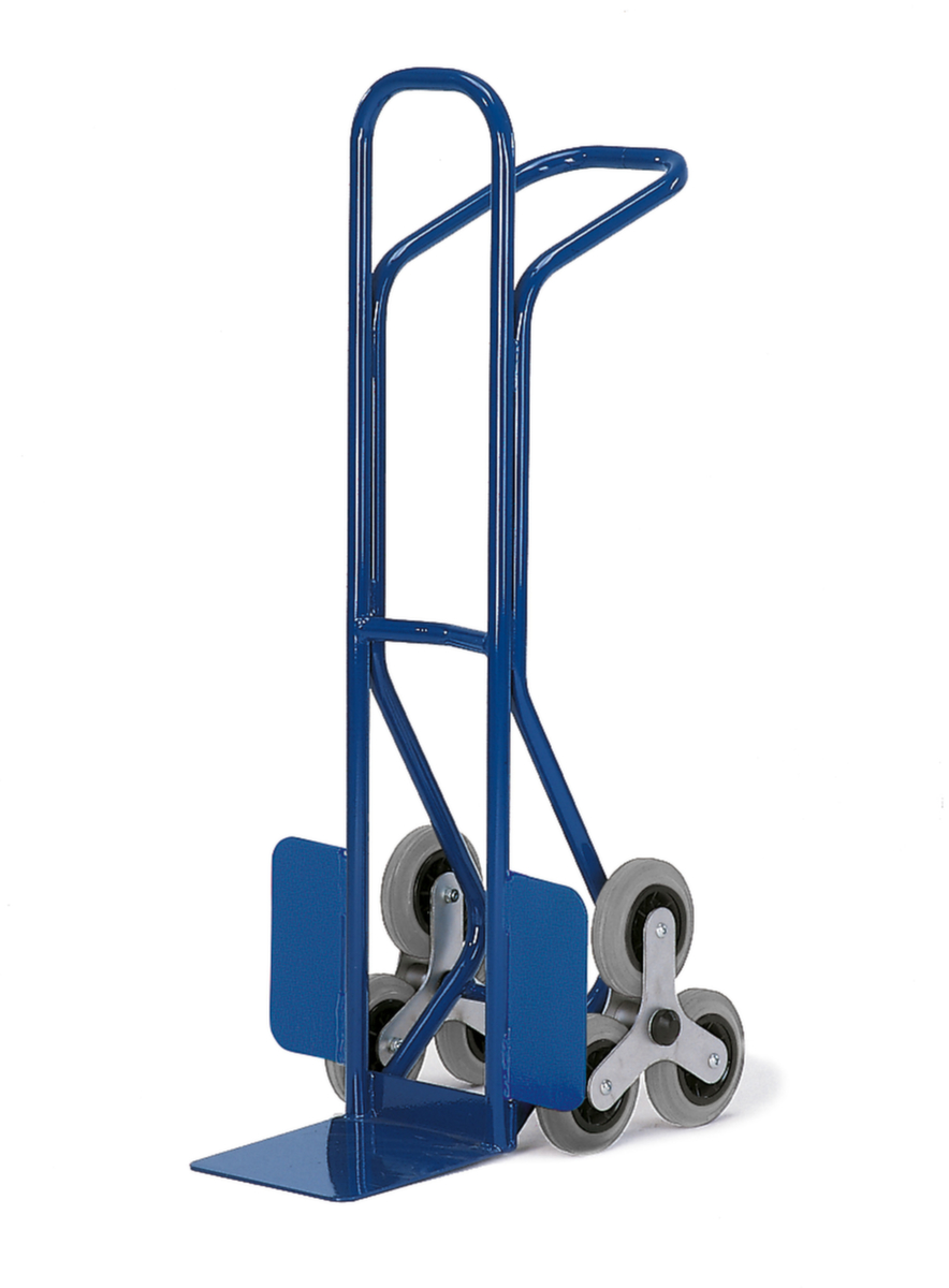 Rollcart Diable pour escaliers 3 étoiles, force 150 kg, largeur de pelle 250 mm, bandage TPE  ZOOM