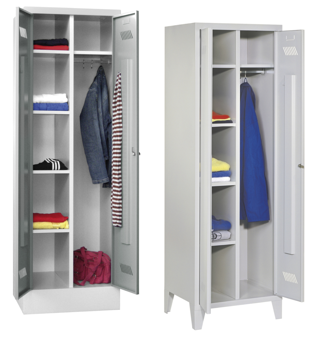 PAVOY Armoire à linge Basis RAL7035