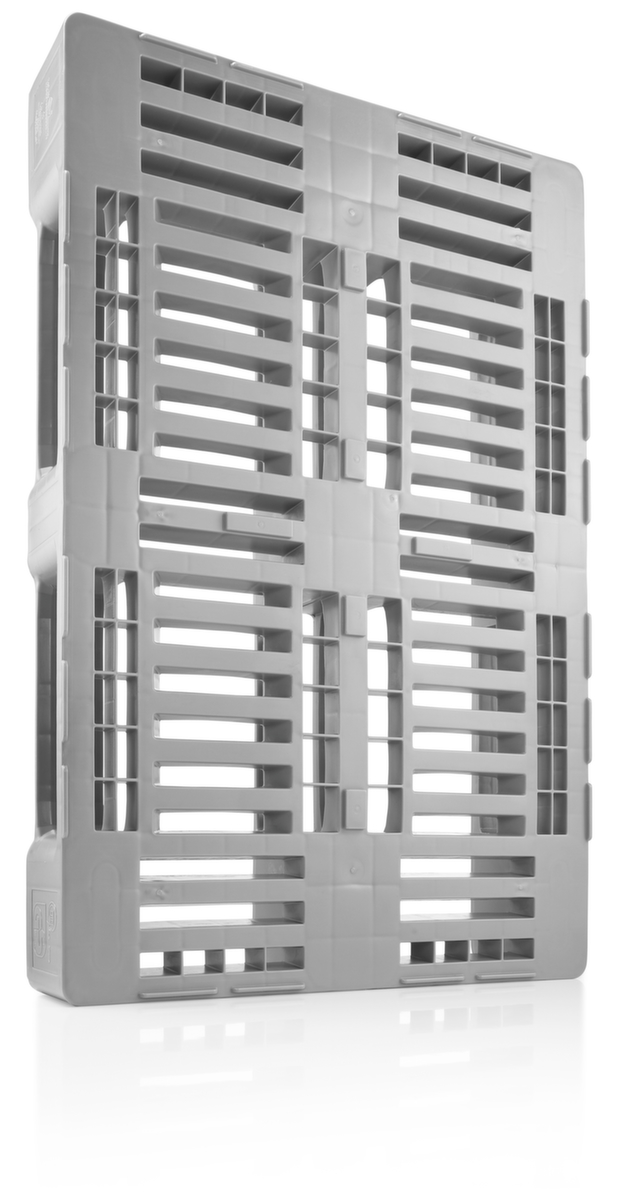 Palette hygiénique EURO H1 avec bord, polyéthylène haute pression, longueur x largeur 1200 x 800 mm  ZOOM