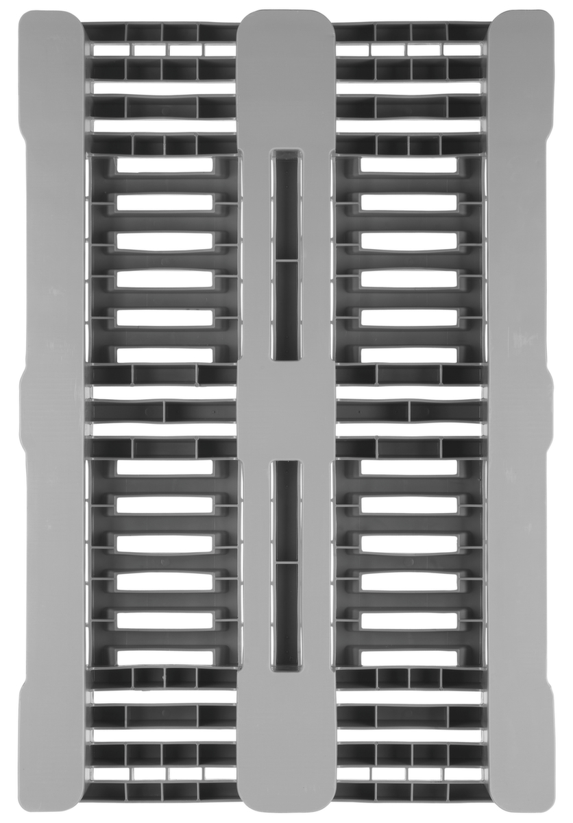 Palette hygiénique EURO H1 avec bord, polyéthylène haute pression, longueur x largeur 1200 x 800 mm  ZOOM