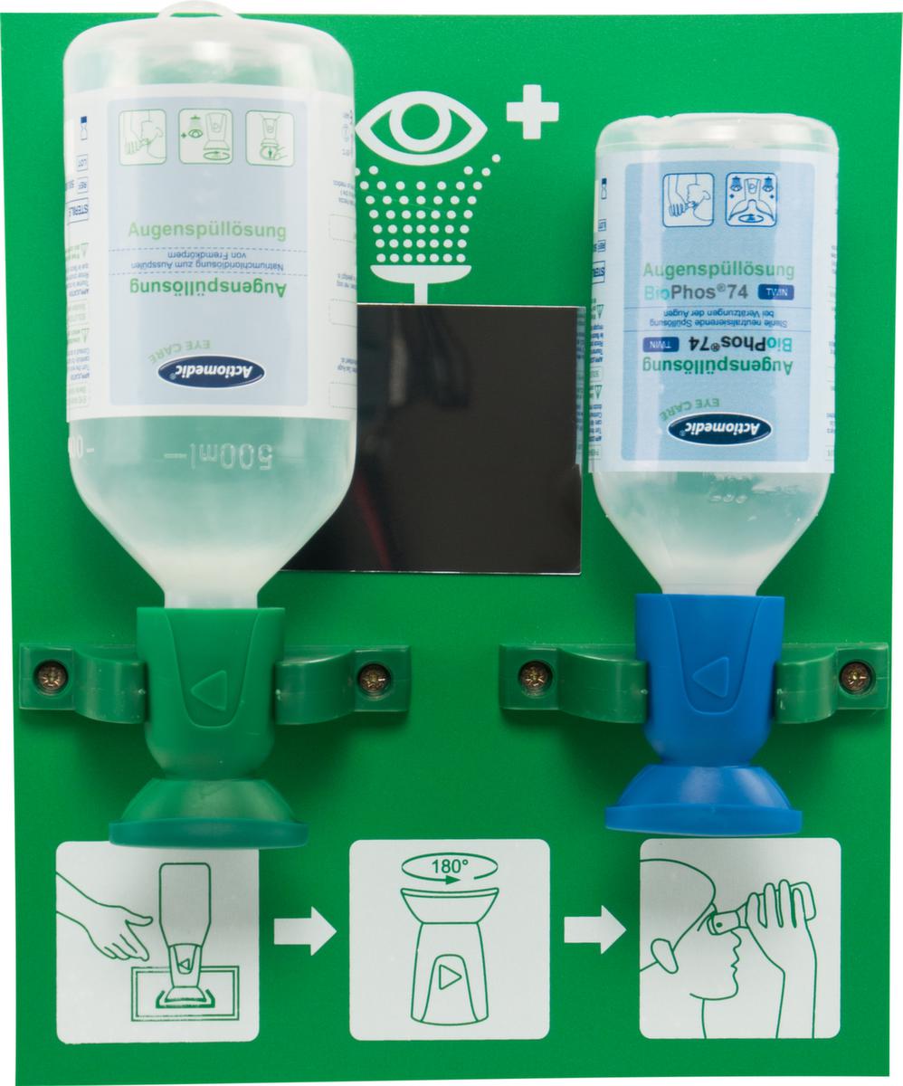 actiomedic Station de lavage des yeux avec miroir  ZOOM