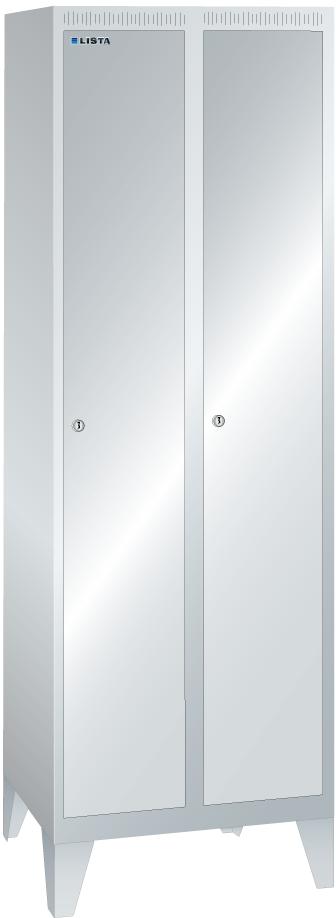 LISTA Armoire vestiaire avec 2 compartiments, largeur de compartiment 300 mm  ZOOM