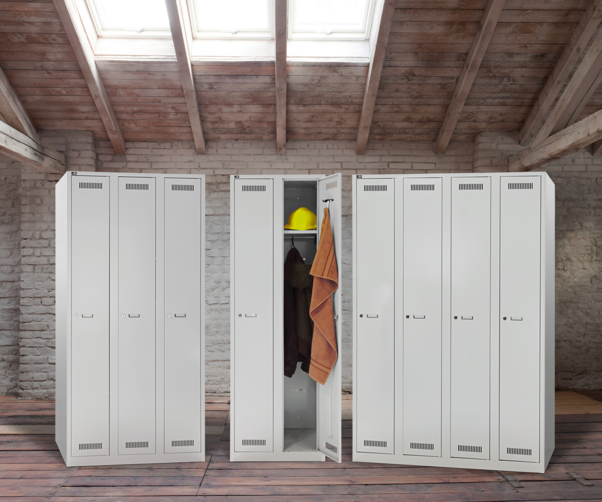 Bisley Armoire vestiaire Light avec max. 4 compartiments  ZOOM