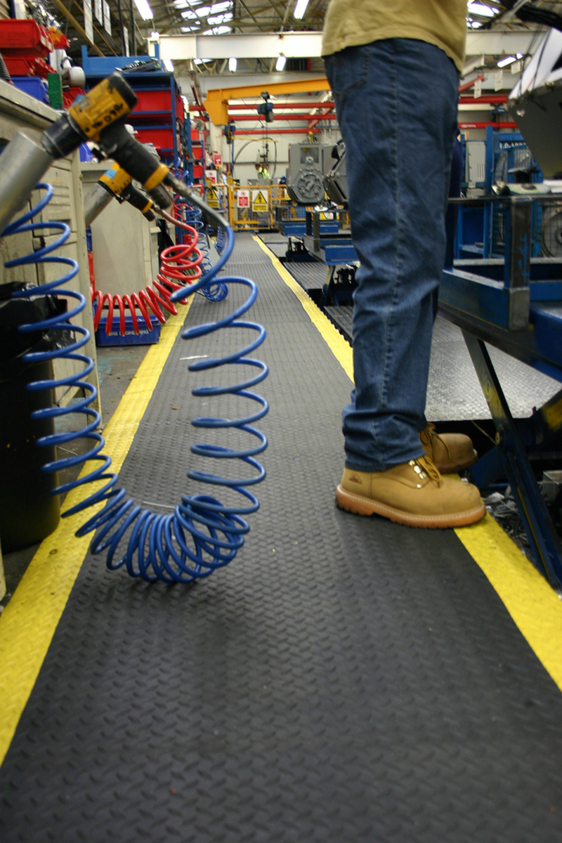 Caillebotis industriel Safety avec profilé larmé  ZOOM