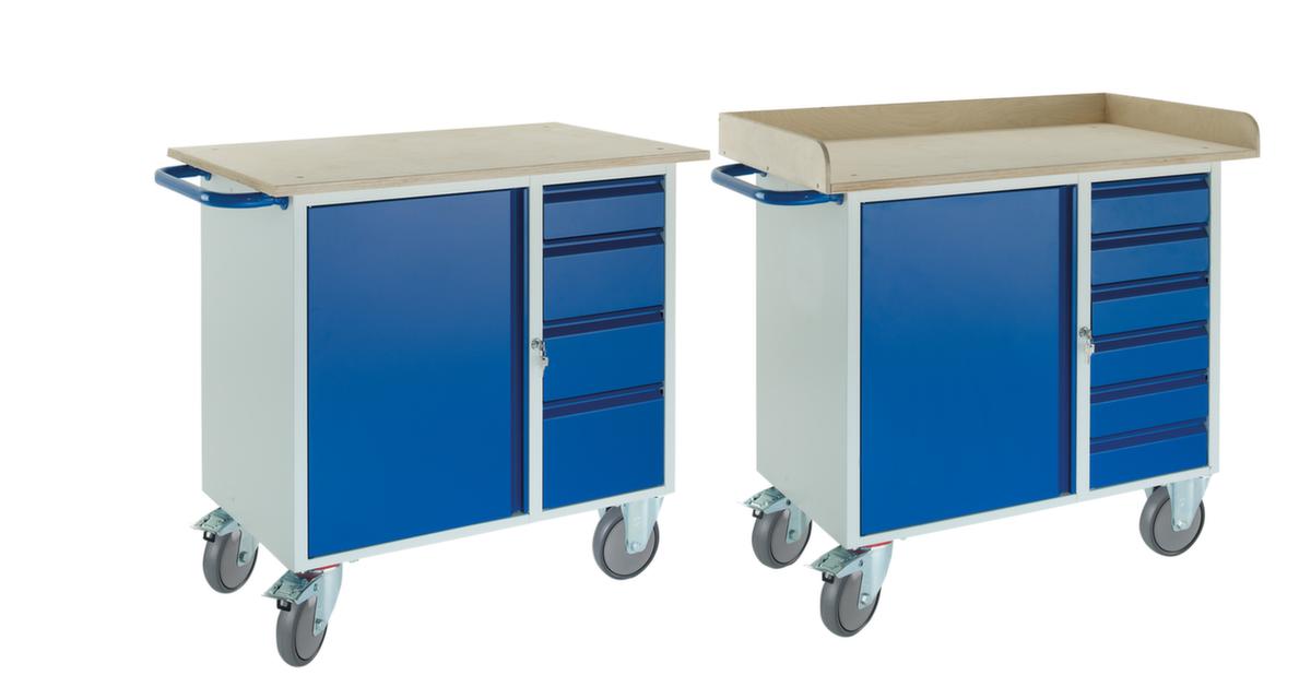 Rollcart Chariot bloc-coffre avec armoire et tiroirs  ZOOM