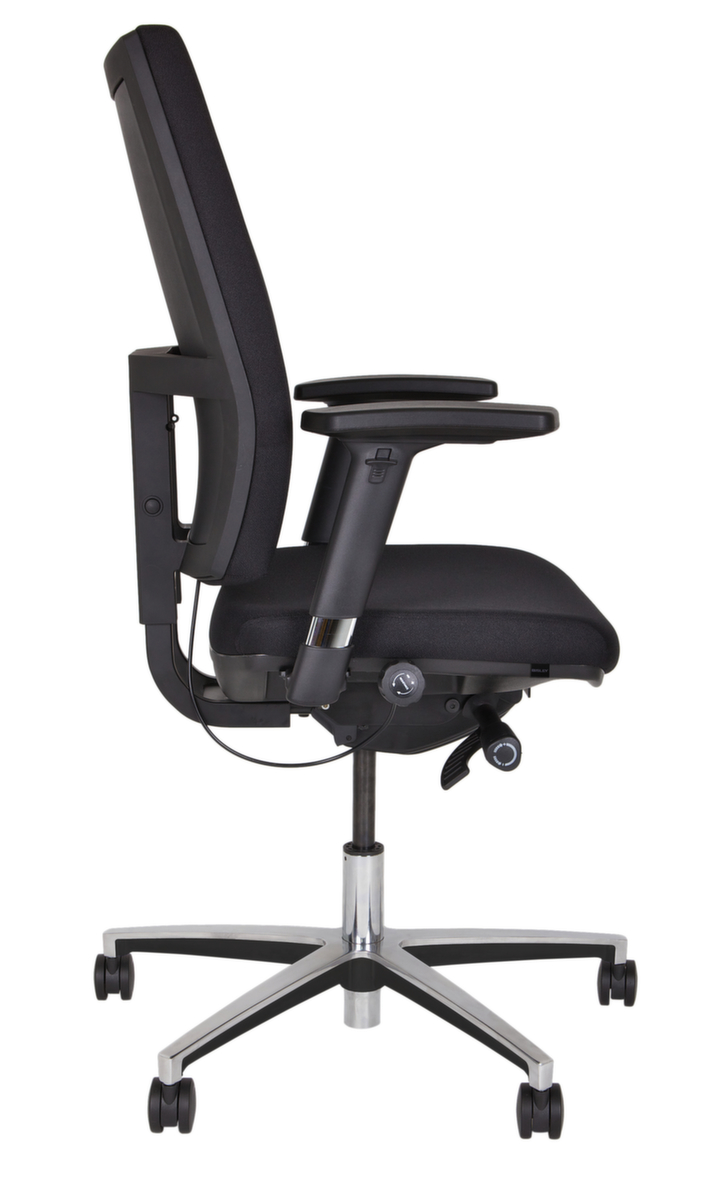 Bisley Fauteuil de bureau pivotant Upscale avec accoudoirs 4D, noir  ZOOM