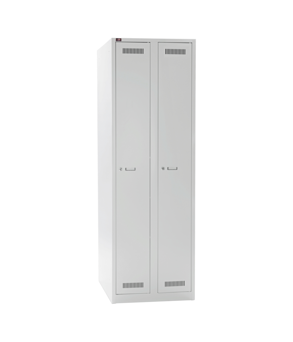 Bisley Armoire vestiaire Light avec 2 compartiments, largeur de compartiment 300 mm  ZOOM