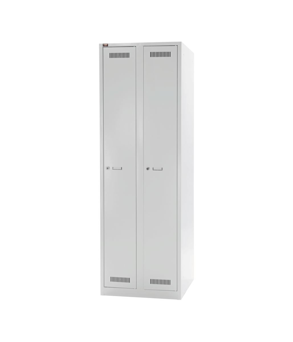 Bisley Armoire vestiaire Light avec 2 compartiments, largeur de compartiment 300 mm  ZOOM