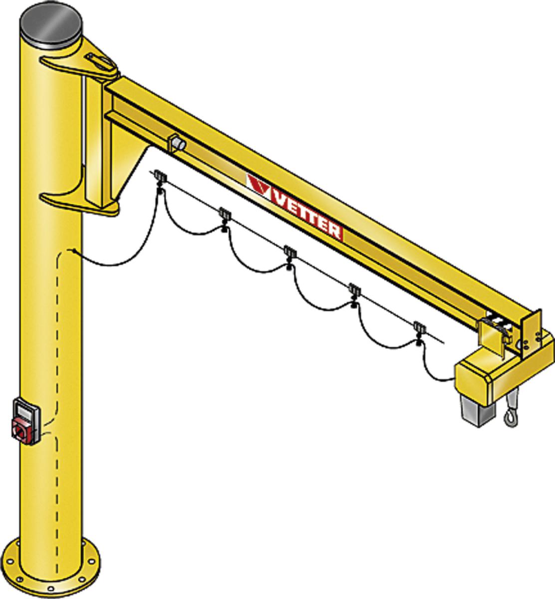 Vetter Potence sur fûts ASSISTENT avec faible hauteur de construction  ZOOM