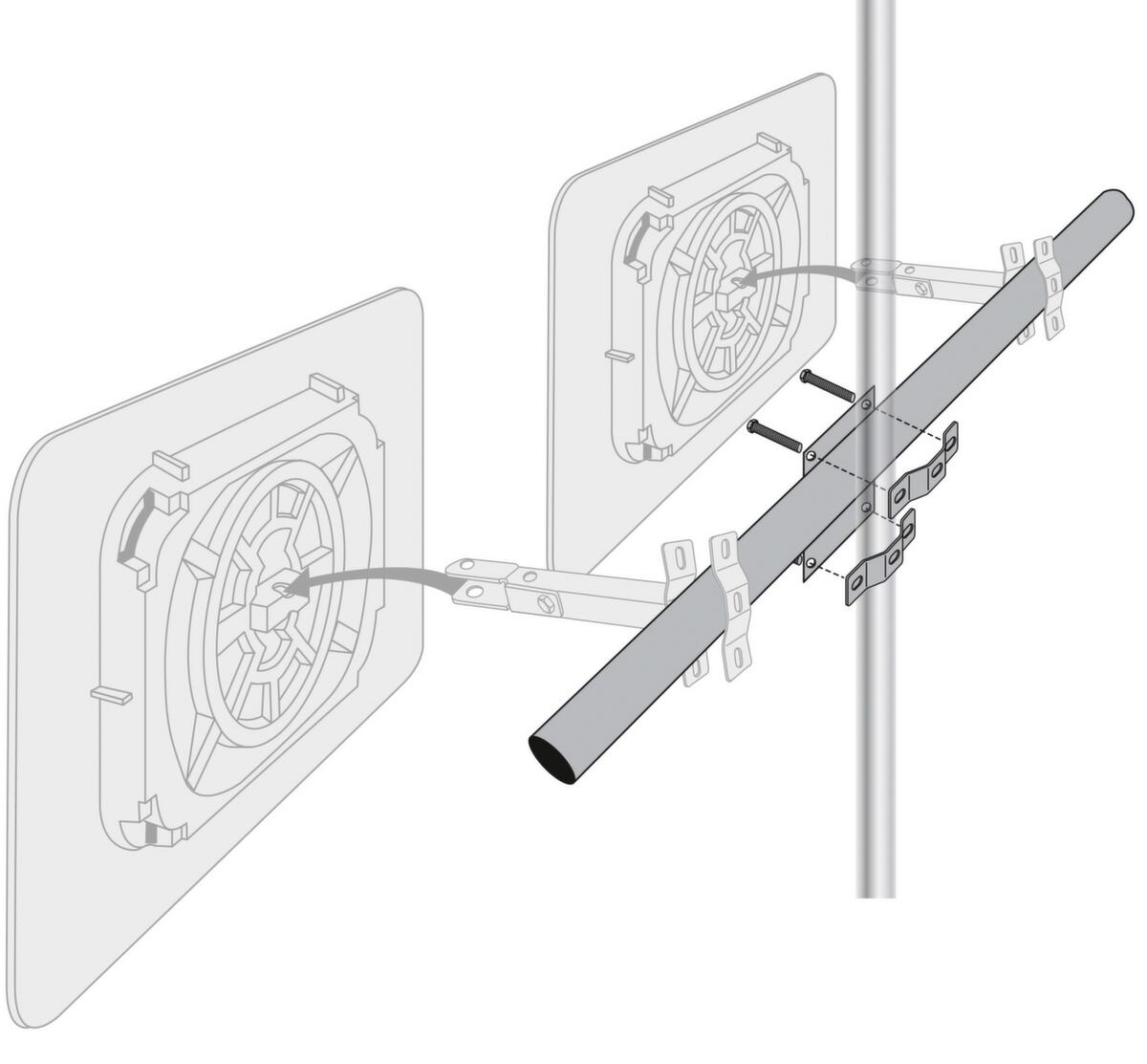 PROCITY Support de connexion pour miroir routier  ZOOM