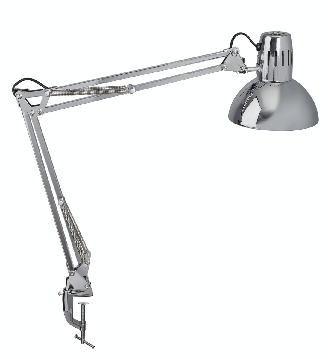 MAUL lampe de bureau professionnelle MAULstudy chrome au design rétro, chrome