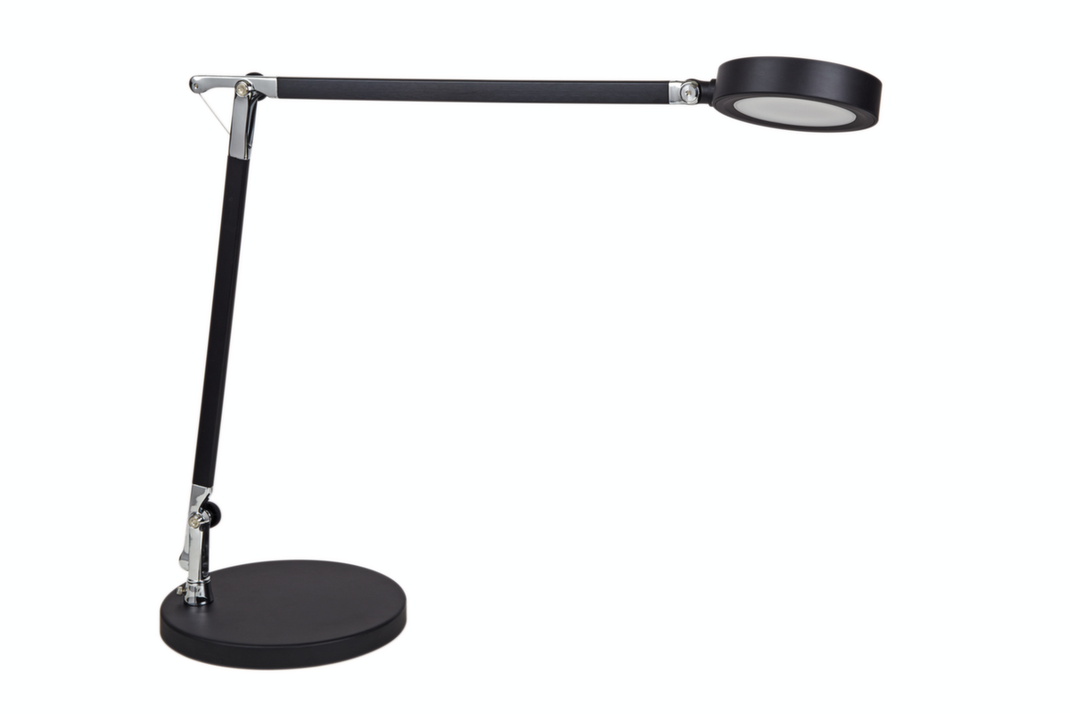 MAUL lampe de bureau à DEL avec variateur MAULgrace colour vario, lumière blanc lumière du jour à blanc chaud, argent  ZOOM