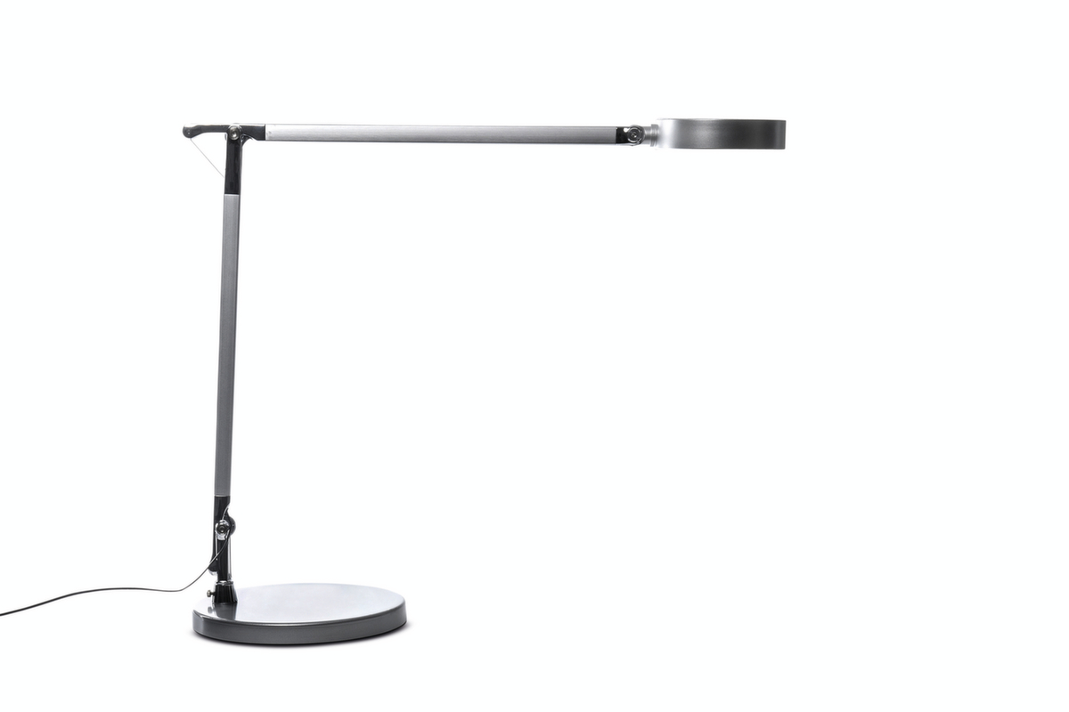 MAUL Lampe de bureau DEL MAULgrace colour vario avec température de couleur réglable, lumière blanc lumière du jour à blanc chaud, argent  ZOOM