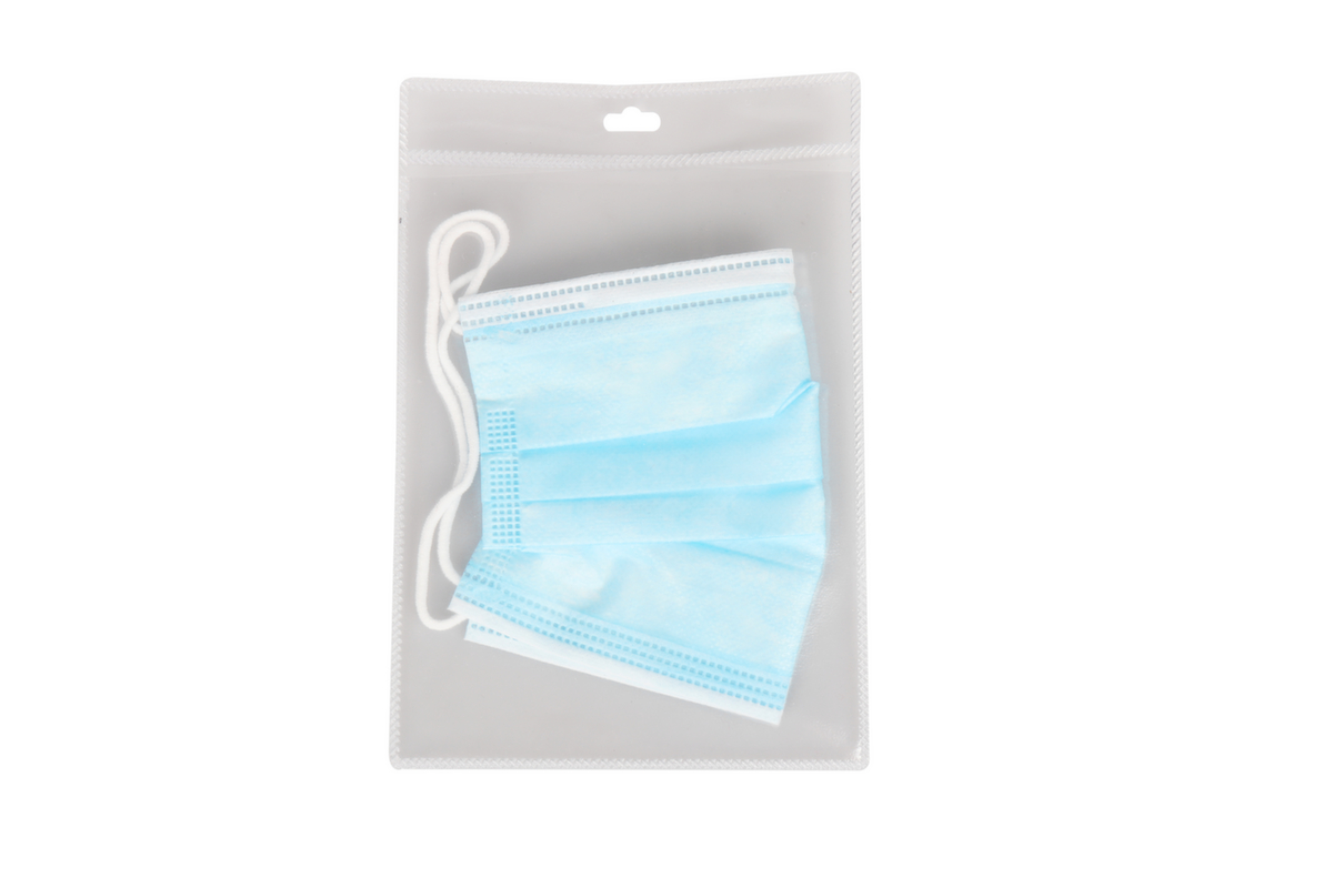 tarifold Pochette de rangement antimicrobienne pour masques, transparent, DIN A6  ZOOM