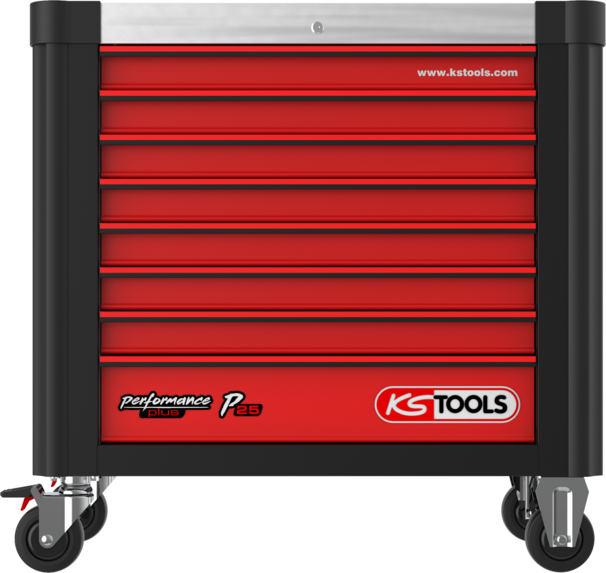 KS Tools Performanceplus workshop trolley set P25 with 660 tools for 8 drawers