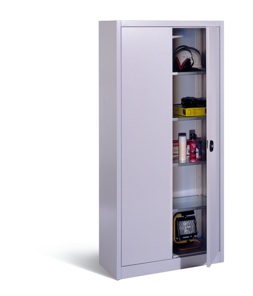 C+P Armoire universelle Eco gris clair avec 4 étagères, largeur 940 mm  ZOOM