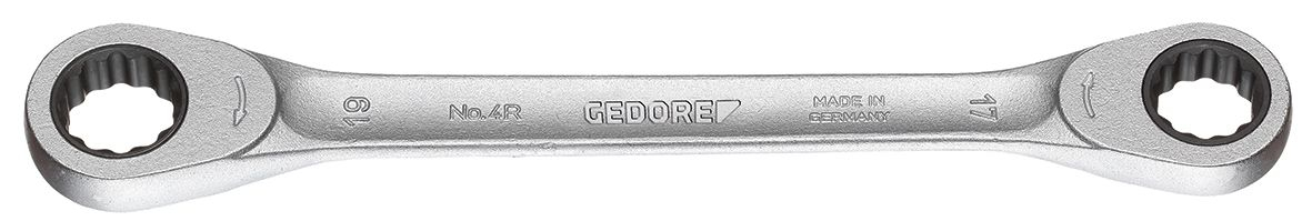 Clé à cliquet double GEDORE 4 R 10X13 10x13 mm  ZOOM