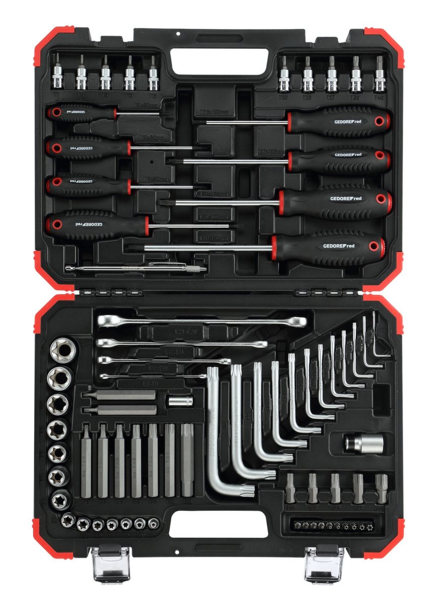 GEDORE RED R68003075 Jeu d'outils de vissage TX en coffret 75 pièces