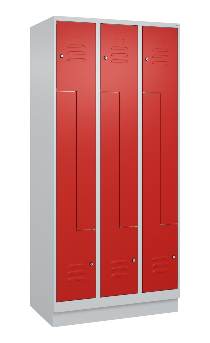 C+P Armoire vestiaire Z Classic Plus, largeur de compartiment 150/300 mm