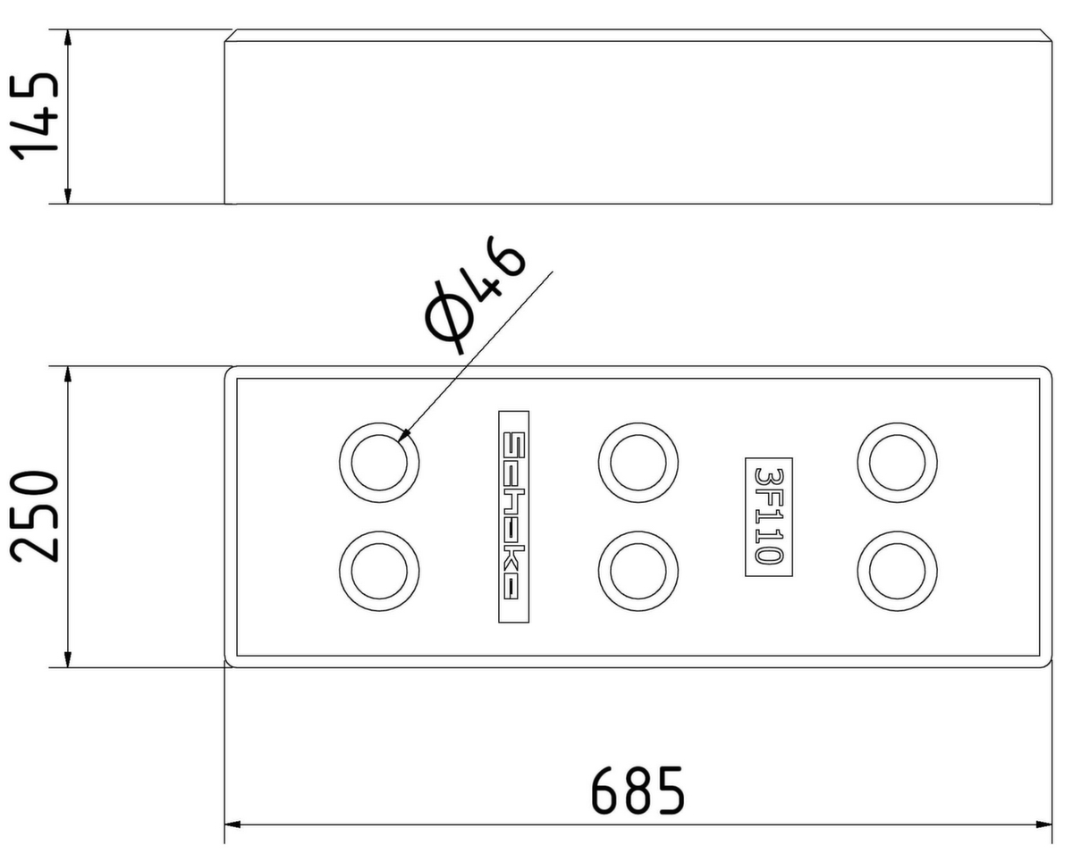 Schake Plaque de base pour clôture mobile  ZOOM