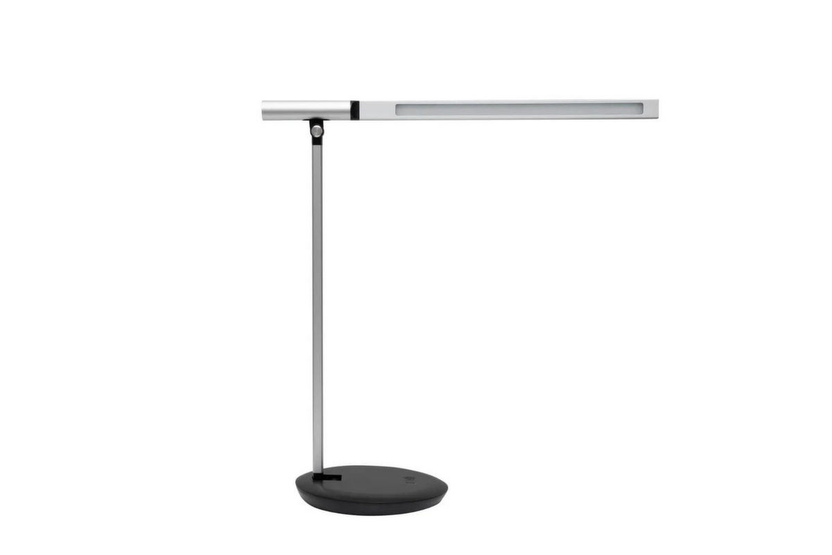 MAUL lampe de bureau à DEL avec variateur MAULrubia colour vario, lumière blanc froid à blanc chaud, argent/noir  ZOOM