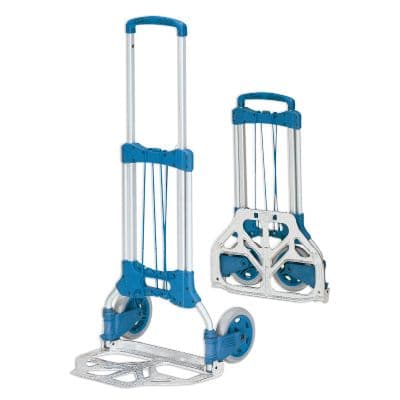 Klappbare Transportkarre für den mobilen Einsatz im Lager oder Betrieb